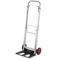 Carrello pieghevole portapacchi leggero in alluminio portata 90 kg con pedana
