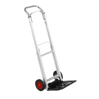 Carrello pieghevole portapacchi leggero in alluminio portata 90 kg con pedana