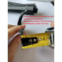 Guarnizione fermavetro per infissi esterni interni porte finestre da 2mm a 10mm.