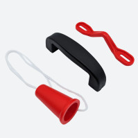 Maniglia e corda in Nylon per Porte Basculanti Universale KIT completa di corda