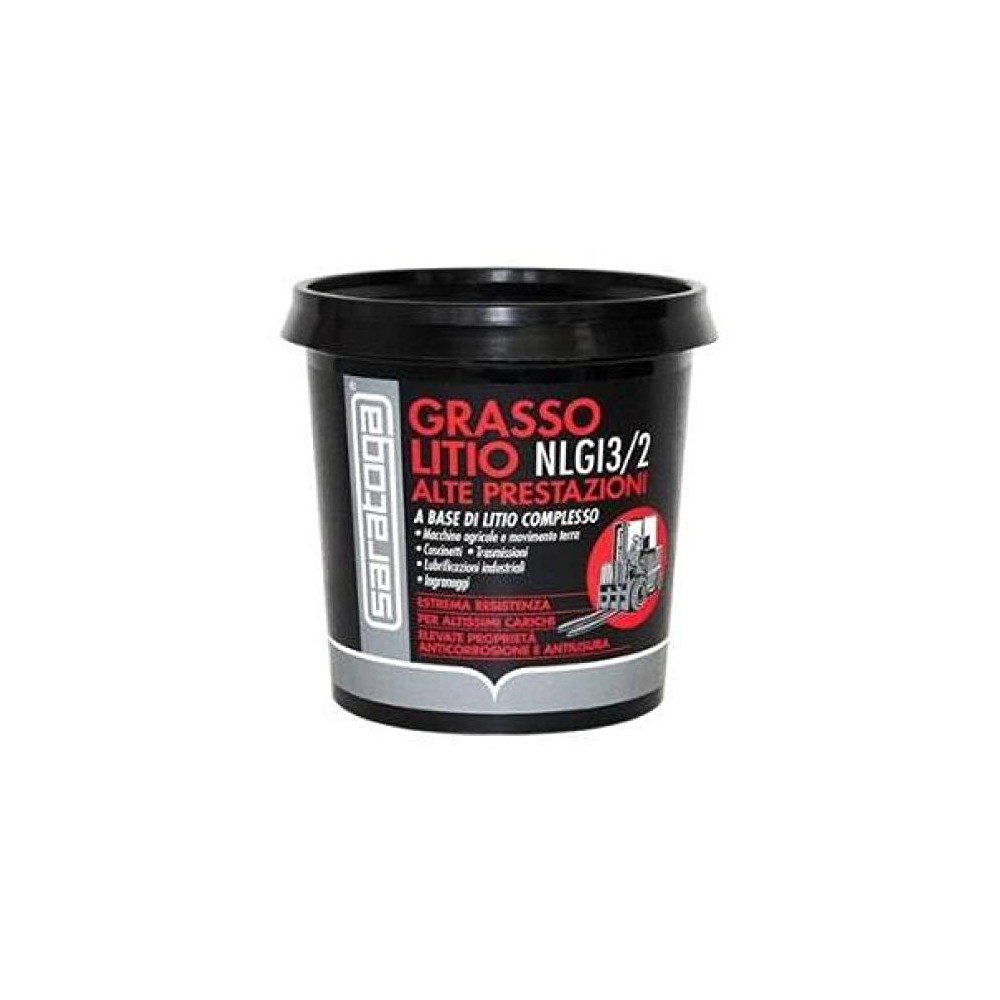 SARATOGA GRASSO AL LITIO ALTE PRESTAZIONI BARATTOLO 900 GR