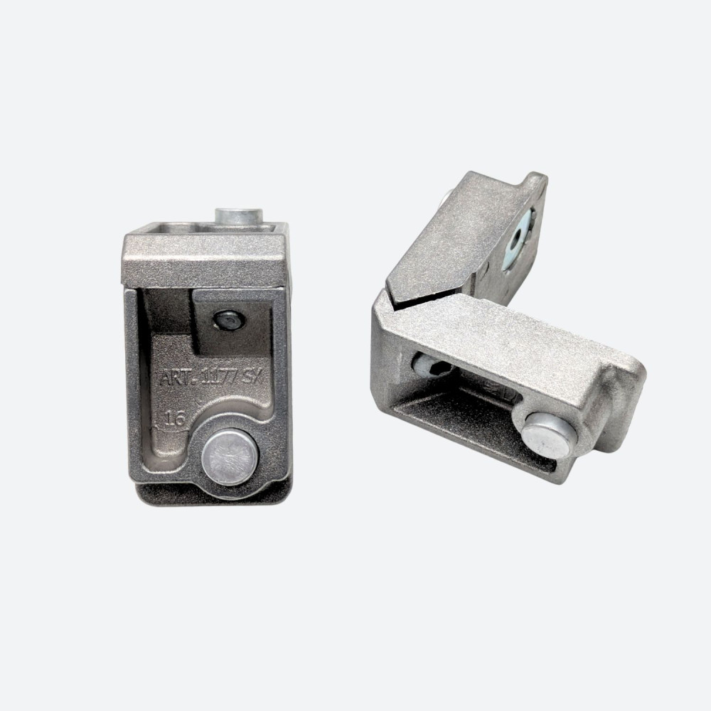 Squadretta Meccanica Filettata in alluminio 1177F DX/SX