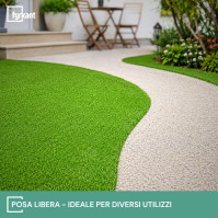 Erba Sintetica Prato Sintetico per Giardino e Balcone Tappeto in Finta Erba 10mm