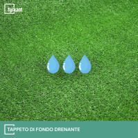 Erba Sintetica Prato Sintetico per Giardino e Balcone Tappeto in Finta Erba 10mm