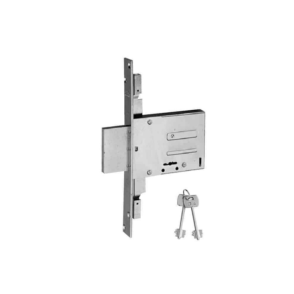 SERRATURA PER INFERRIATE E PORTE IN FERRO TRIPLICE E70 DOPPIA MAPPA - 663301704