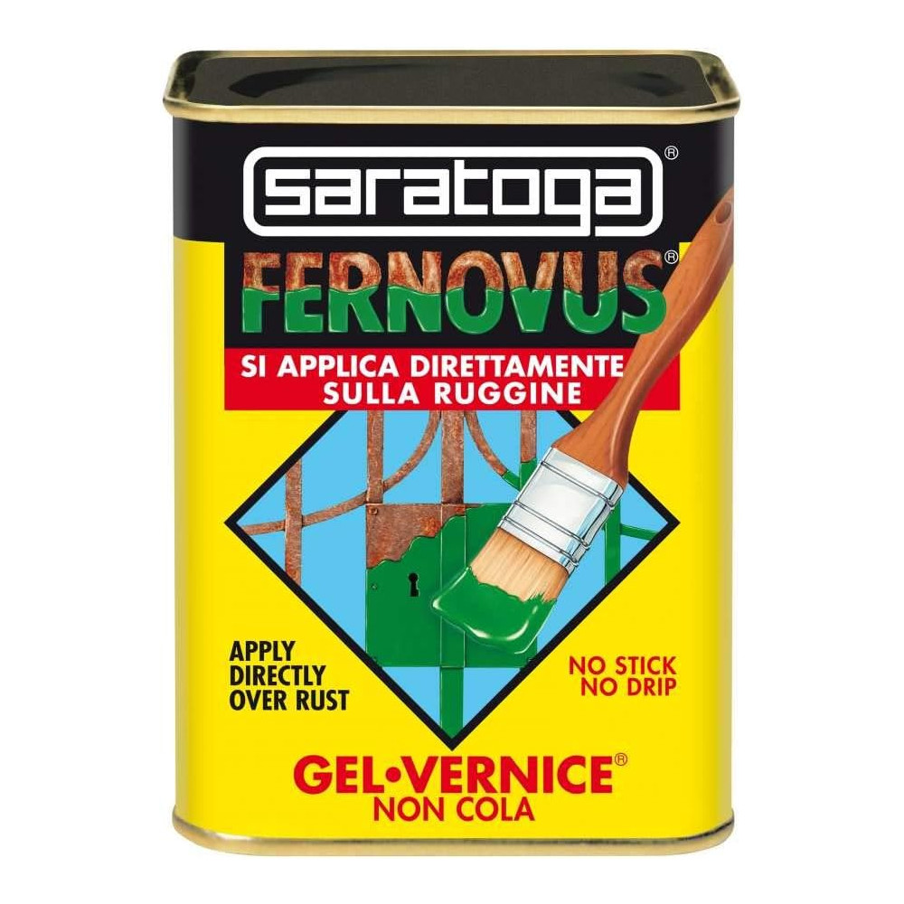 Vernice Gel Antiruggine Pronta All'Uso Senza Bisogno Di Trattamenti Preliminari, Latta Da 750 Ml Grafite Ferro Antico