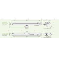 Attuatore motore elettrico a catena per finestre vasistas COMUNELLO LIWIN L35